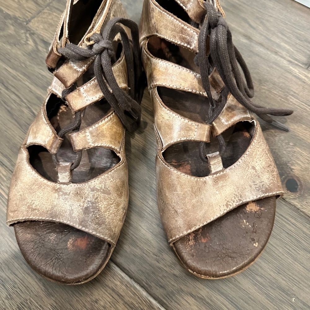 ROAN by Bed Stu Leather Sandals Size 8 - Picture 2 of 8